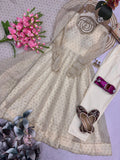NEW Designer Party Wear Look Heavy Moss Butti Silk Salwar Kameez