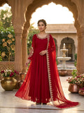 Fox Georgette with Embroidery Sequence And Moti Work Salwar Kameez