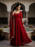 Fox Georgette with Embroidery Sequence And Moti Work Salwar Kameez