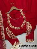 Fox Georgette with Embroidery Sequence And Moti Work Salwar Kameez