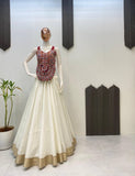 NAVARATRI SEASON EXCLUSIVE FULL STITCHED LEHENGA CHOLI