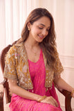 Heavy Chinon Silk with Dugital Print Ready to wear Beautiful Saree