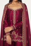 Beautiful Vichitra Silk with 5mm Siquence and Zari Embroidery Work Salwar Kameez