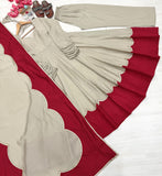 New Party Wear Look Pure Roman Silk Anarkali Gown Dupatta & Plazzo Set