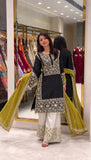 New Trending Viral Pakistani Collection Top - Plazzo And Dupatta Set