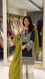 New Trending Viral Pakistani Collection Top - Plazzo And Dupatta Set