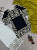 New Trending Viral Pakistani Collection Top - Plazzo And Dupatta Set