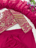 Heavy Teby Silk Ready to wear Beautiful LEHENGA SAREE