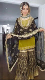 Pure Heavy Chinnon Silk With Heavy Embroidery Work With Fancy Borders Lace Work Salwar Kameez