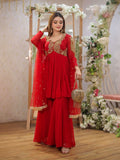 Heavy Fox Georgette with Embroidery Sequins Work Beautiful Salwar Kameez