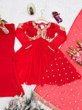Heavy Fox Georgette with Embroidery Sequins Work Beautiful Salwar Kameez