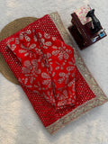 Faux Blooming Georgette with Intricate Coding With Thread & Sequence Work Beautiful Saree