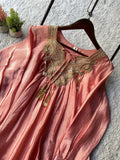 WEDDING SEASON 2 PIECE KURTI SARARA PAIR WITH SEQUENCE EMBROIDERY WORK