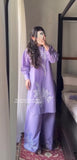 New Designer Party Wear Look heavy Natural Crep Material with Embroidery work Salwar Kameez