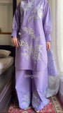 New Designer Party Wear Look heavy Natural Crep Material with Embroidery work Salwar Kameez