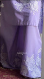 New Designer Party Wear Look heavy Natural Crep Material with Embroidery work Salwar Kameez
