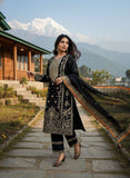 Beautiful GMY SILK with 5mm sequins & zari Embroidery Work Also fancy Lace salwar kameez