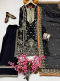Beautiful GMY SILK with 5mm sequins & zari Embroidery Work Also fancy Lace salwar kameez