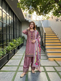 NEW DESIGNER HEAVY NATURAL SILK TOP PLAZZO & DUPATTA SET
