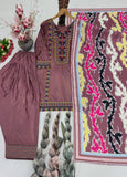 NEW DESIGNER HEAVY NATURAL SILK TOP PLAZZO & DUPATTA SET