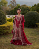 Premium CHINON with Beautiful Zari & 5mm sequins embroidery work & Fully Stitch Salwar Kameez