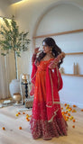 New Designer Faux Georgette With Embroidery Sequins WorkSalwar Kameez With Dupatta Set