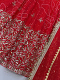 New Designer Faux Georgette With Embroidery Sequins WorkSalwar Kameez With Dupatta Set