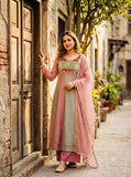 Pure Salsa Cruse Butty With 3&5mm Sequence & Bids Embroidery Work Salwar Kameez