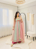 Pure Salsa Cruse Butty With 3&5mm Sequence & Bids Embroidery Work Salwar Kameez