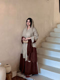 New Designer Party Wear Look Pur Roman Silk Kaftan Dress & Palazzo With Dupatta set