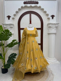 Salsa Silk with Thread & Sequence work With Stone work Salwar Kameez