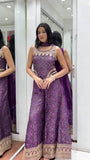 NEW PARTY WEAR TOP PALAZZO AND DUPATTA SUIT SET