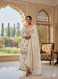 DESIGNER WEAR SEQUENCE EMBROIDERY ON SILK FABRIC TOP AND PLAZZO WITH DUPATTA