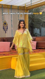 NEW DESIGNER HEAVY EMBROIDERY SEQUENCE WORK KAFTAN