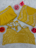 NEW DESIGNER HEAVY EMBROIDERY SEQUENCE WORK KAFTAN