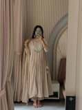 Pure Mul Chanderiy With Embroidery 3mm Sequence & Coding Dori Work With Hand-Work Salwar Kameez