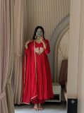 Pure Mul Chanderiy With Embroidery 3mm Sequence & Coding Dori Work With Hand-Work Salwar Kameez