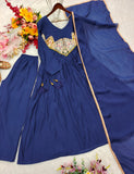 Pure Mul Chanderiy With Embroidery 3mm Sequence & Coding Dori Work With Hand-Work Salwar Kameez