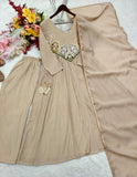 Pure Mul Chanderiy With Embroidery 3mm Sequence & Coding Dori Work With Hand-Work Salwar Kameez