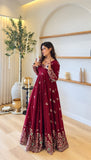 Fully Stitched Doremon Crush with Embroidery Sequence And Diamond Work Salwar Kameez