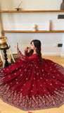 Fully Stitched Doremon Crush with Embroidery Sequence And Diamond Work Salwar Kameez