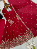 Fully Stitched Doremon Crush with Embroidery Sequence And Diamond Work Salwar Kameez