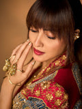 Genelia D’Souza’s Elegant Bollywood Fashion Rangoli Crush silk Lehenga Koti Set