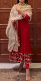 Heavy Fox Georgette with Embroidery Threads & Sequins Work Salwar Kameez