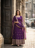NewTrending Bhandhani Print Gown Pent & dupatta Reddy To Wear Set