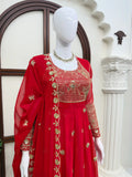 Georgette Fabric with Intricate Thread With sequence Work Salwar Kameez