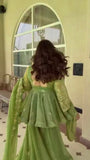 Salsa silk with Soft Micro Cotton Lining & Mukesh work Salwar Kameez