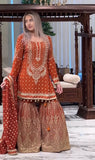 New Designer Party Wear Look Heavy Faux Georgette Top Plazzo & Dupatta Set