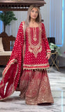New Designer Party Wear Look Heavy Faux Georgette Top Plazzo & Dupatta Set