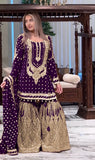 New Designer Party Wear Look Heavy Faux Georgette Top Plazzo & Dupatta Set